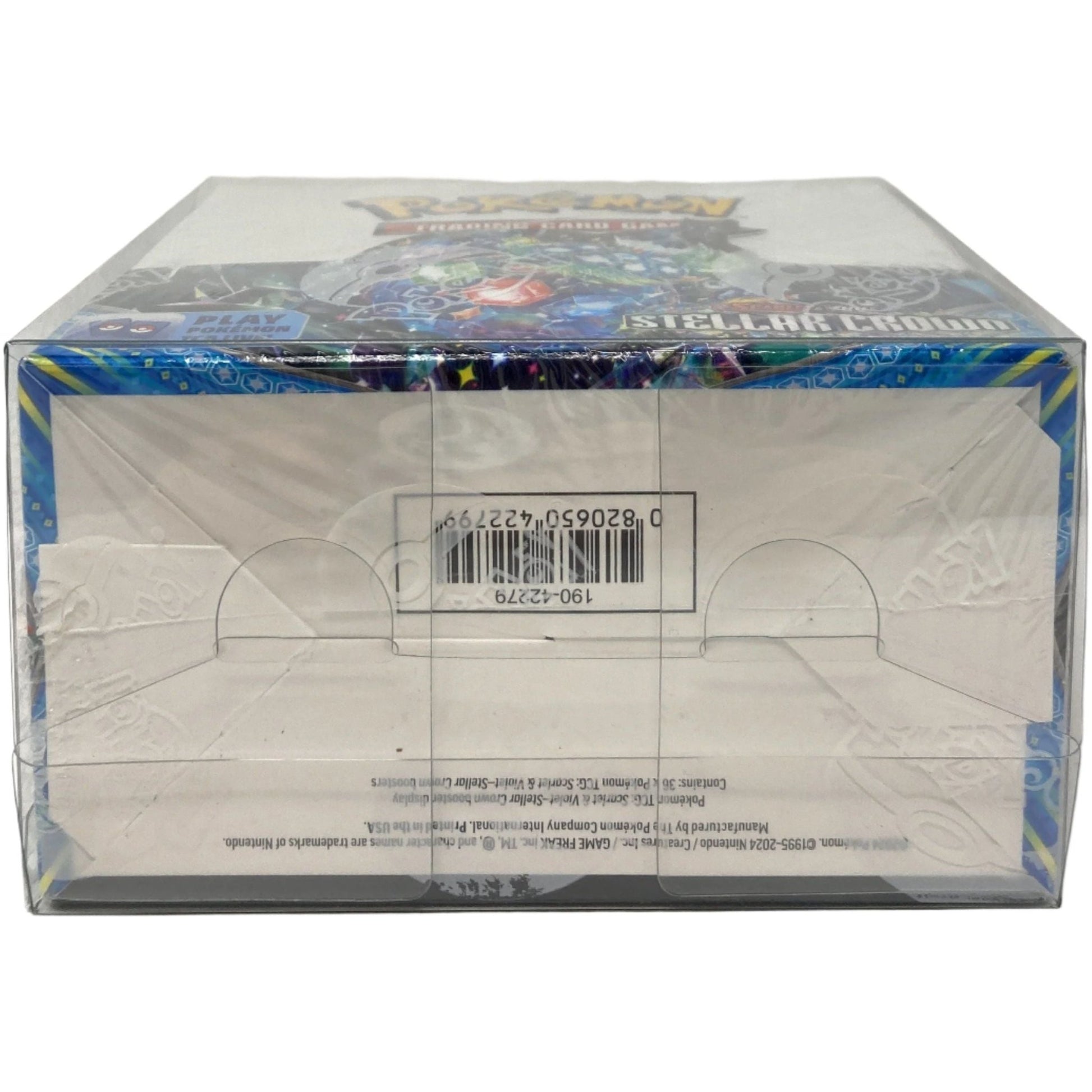 Clear Plastic Protector Case for Pokemon Booster Box at King Card Canada