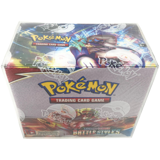 Clear Plastic Protector Case for Pokemon Booster Box at King Card Canada