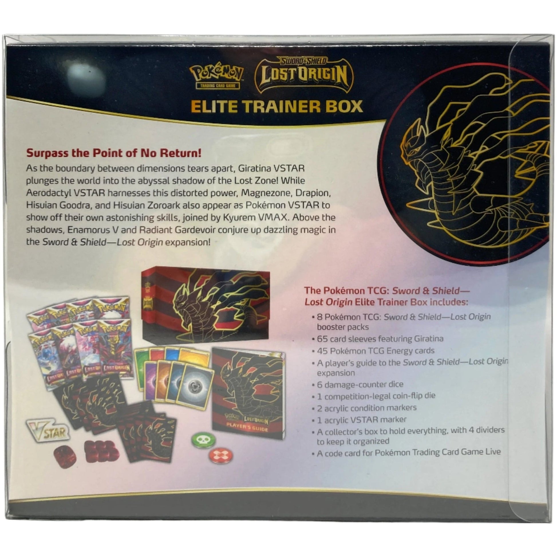 Clear Plastic Protector Case for Pokemon ETB at King Card Canada