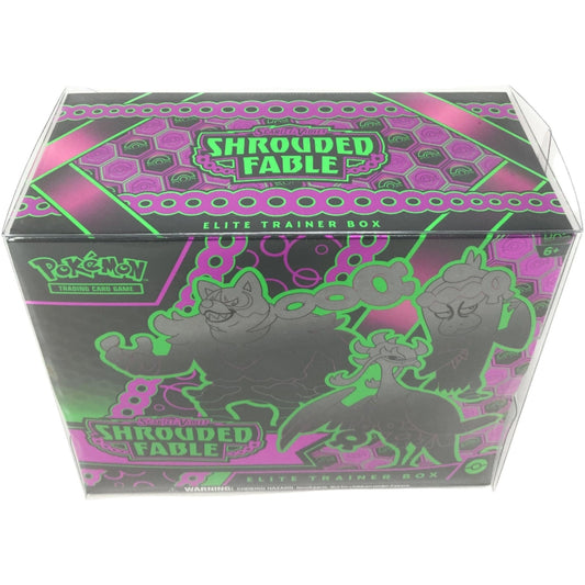 Clear Plastic Protector Case for Pokemon ETB at King Card Canada