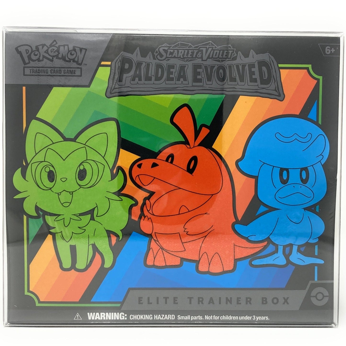 Clear Plastic Protector Case for Pokemon ETB with UV Protection  at King Card Canada