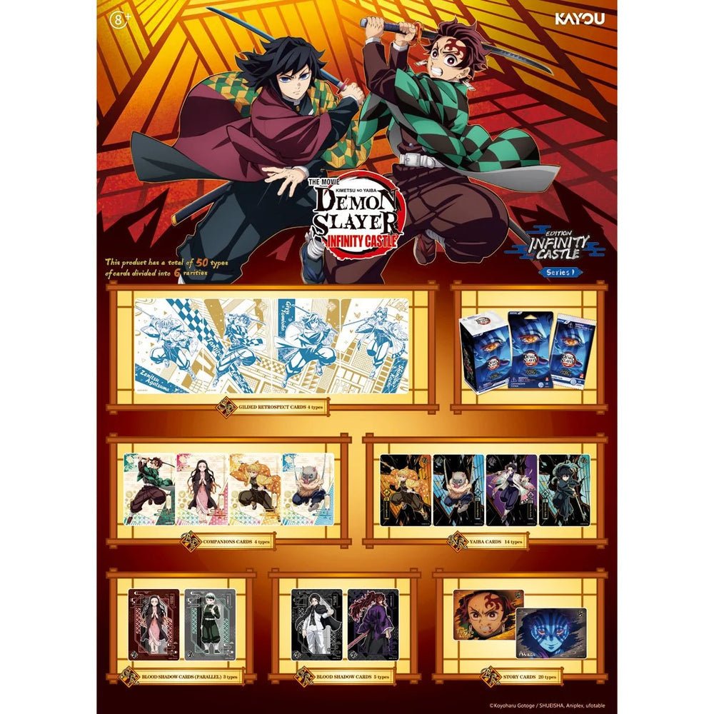 Demon Slayer: Kimetsu no Yaiba Infinity Castle Trading Cards Booster Box (Series 1) 6937187415492 at King Card Canada