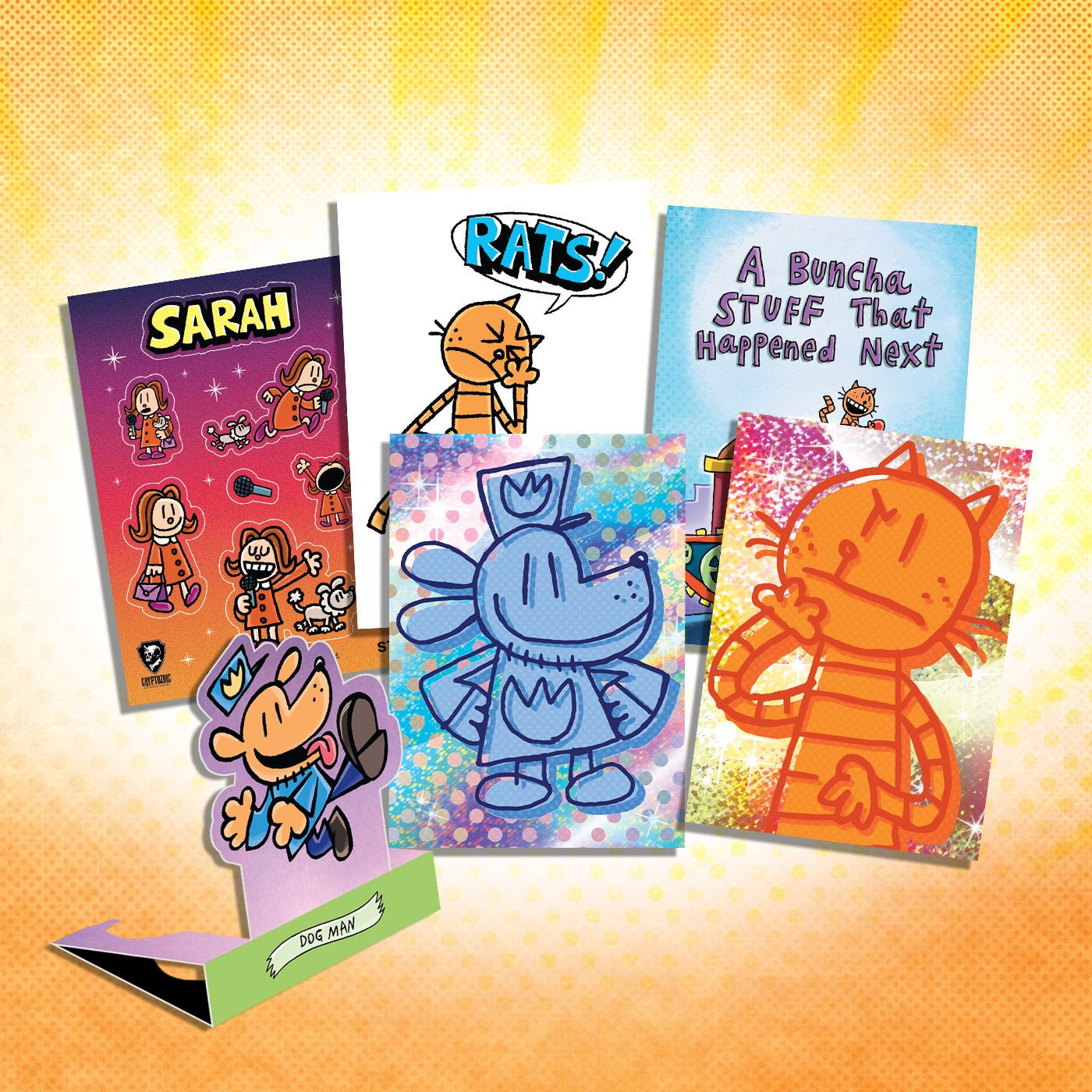 Dog Man Playpaks Blaster Box (Series 1) 810120783567 at King Card Canada