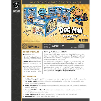 Dog Man Playpaks Blaster Box (Series 1) 810120783567 at King Card Canada