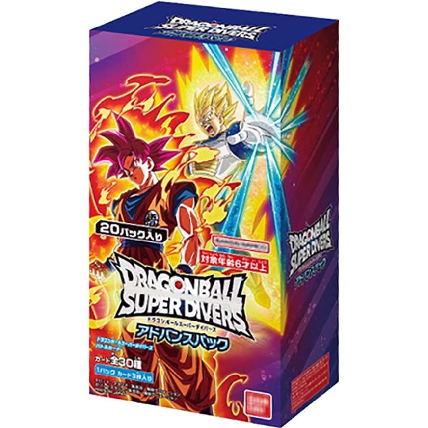 Dragon Ball Super Divers Advance Pack Box (Japanese) 4282769796173 at King Card Canada