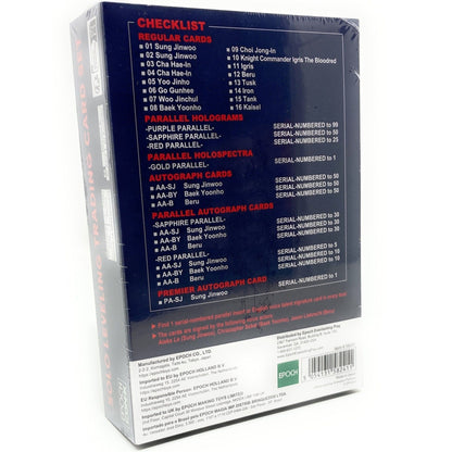 Epoch Con - X Solo Leveling Trading Card Set Box 5054131582411 at King Card Canada