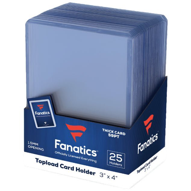 Fanatics 59pt Thick Card Toploaders (25-Pack) 887521135189 at King Card Canada