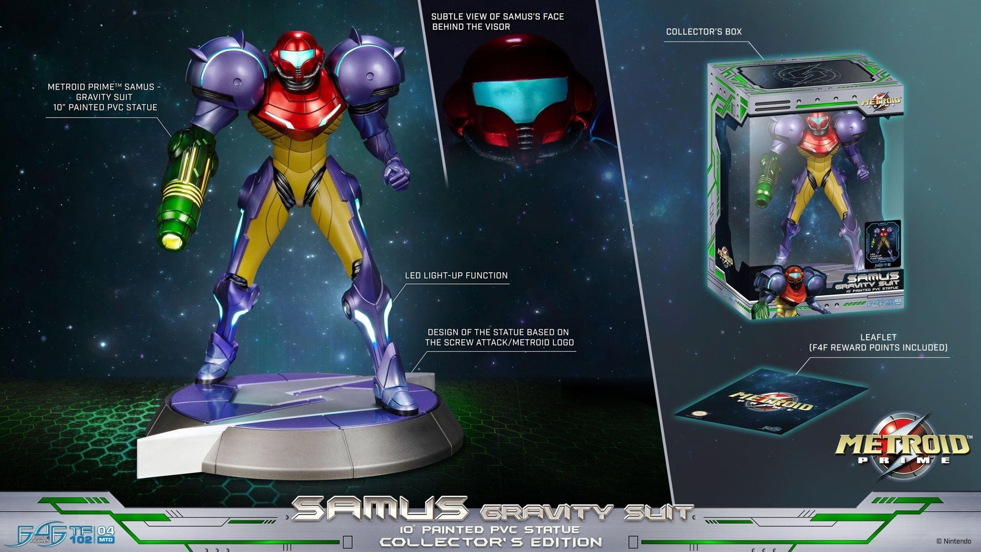 First 4 Figures Metroid Prime Samus Gravity Suit (Collector's Edition) 5060316626818 at King Card Canada