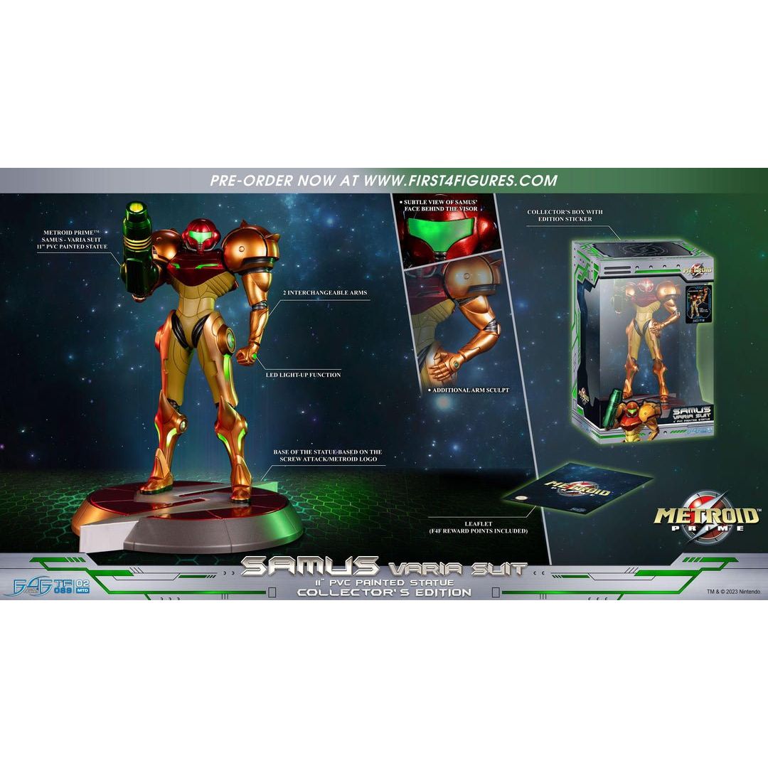 First 4 Figures Metroid Prime Samus Varia Suit (Collector's Edition) 761568012101 at King Card Canada