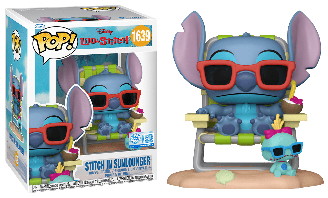 Funko POP! 1639 (Lilo & Stitch) - Stitch in Sunlounger (Special Edition) 889698884693 at King Card Canada