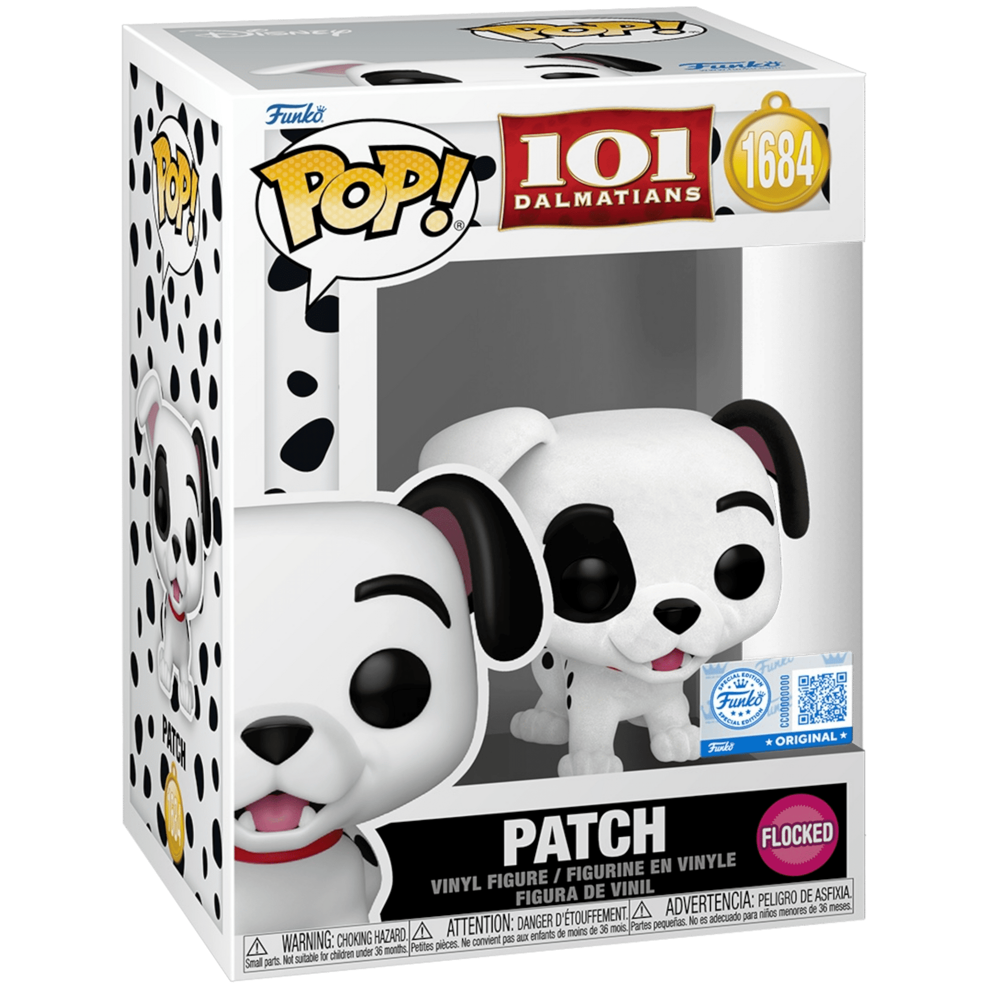 Funko POP! 1684 (101 Dalmatians) - Patch (Flocked / Special Edition) 889698916462 at King Card Canada