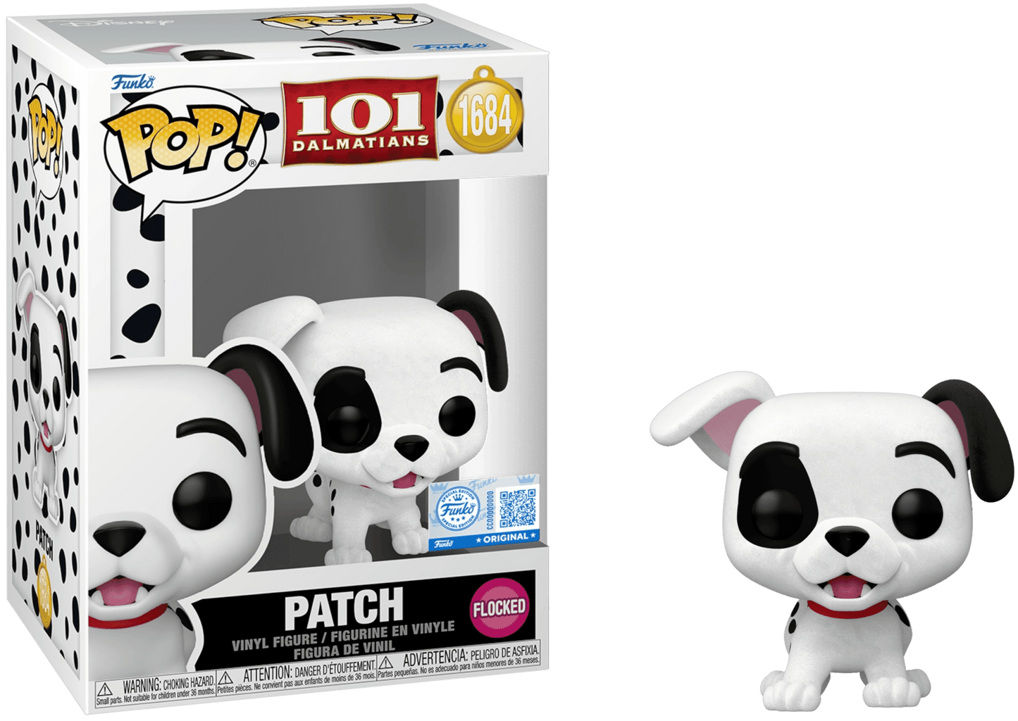 Funko POP! 1684 (101 Dalmatians) - Patch (Flocked / Special Edition) 889698916462 at King Card Canada