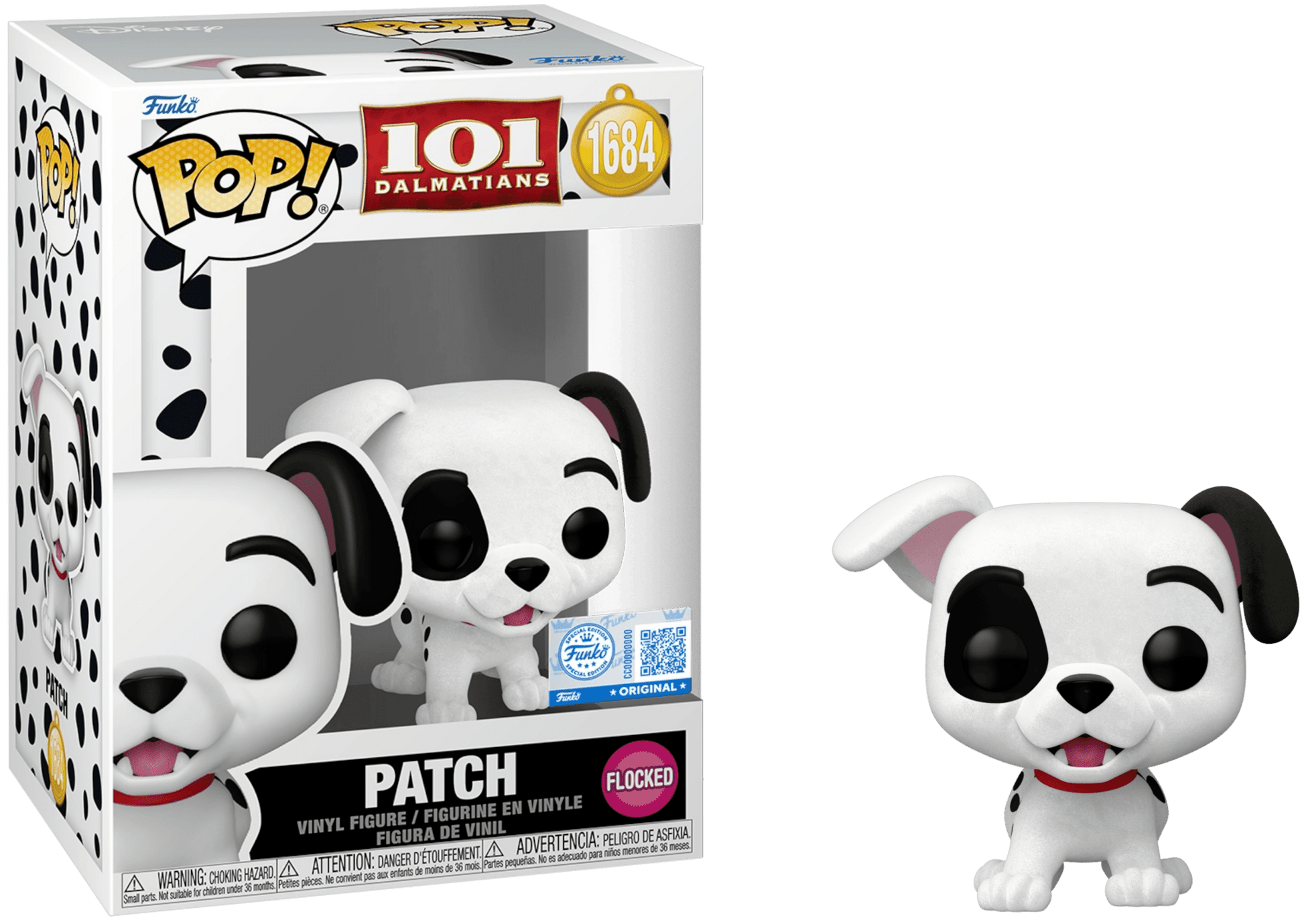 Funko POP! 1684 (101 Dalmatians) - Patch (Flocked / Special Edition) 889698916462 at King Card Canada