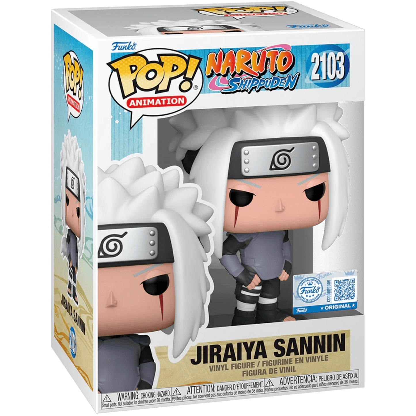 Funko POP! Animation 2103 (Naruto Shippuden) - Jiraiya Sannin (Special Edition) 889698882569 at King Card Canada