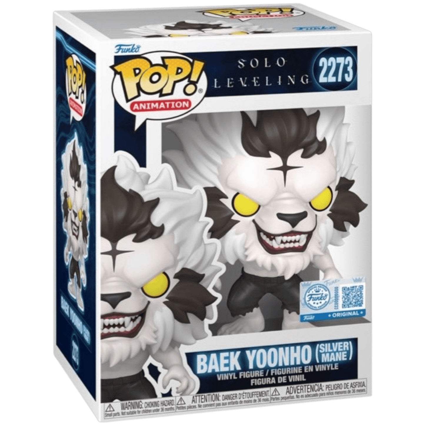 Funko POP! Animation 2273 (Solo Leveling) - Baek Yoonho (Silver Mane) (Special Edition) 889698920025 at King Card Canada
