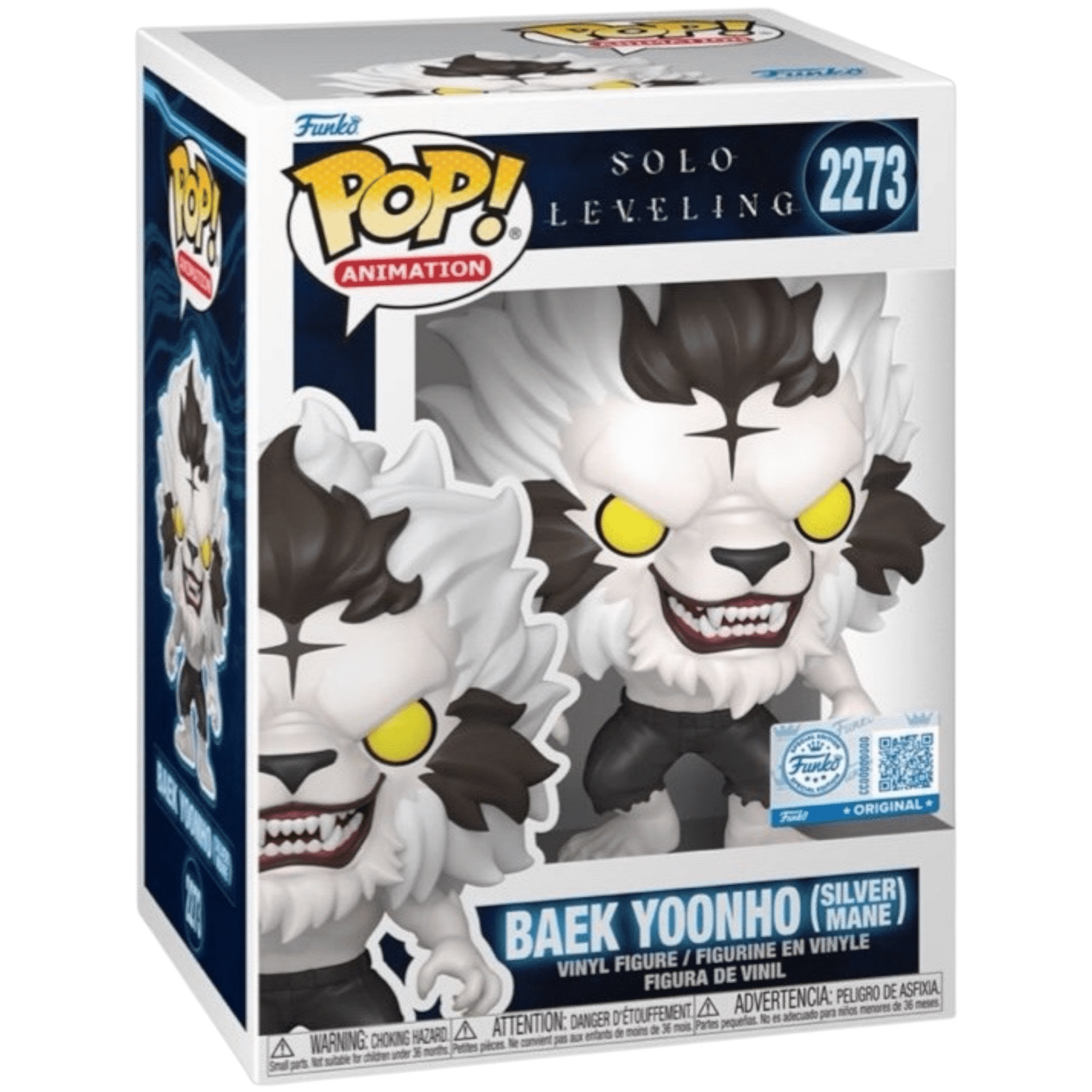 Funko POP! Animation 2273 (Solo Leveling) - Baek Yoonho (Silver Mane) (Special Edition) 889698920025 at King Card Canada