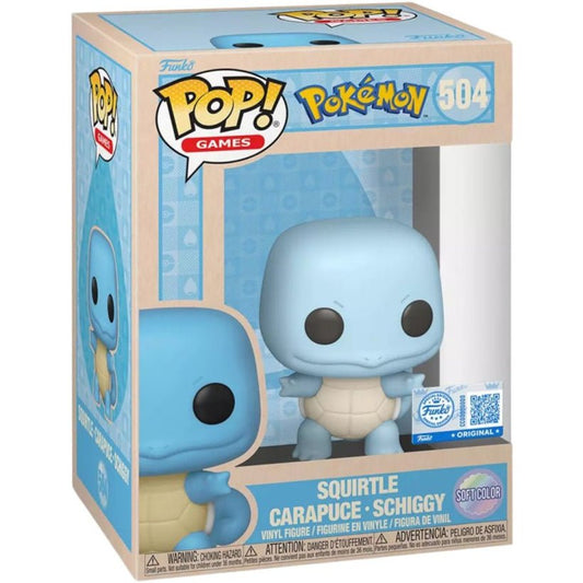 Funko POP! Games 504 (Pokemon) - Squirtle Soft Color (Special Edition) 889698878753 at King Card Canada