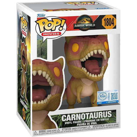 Funko POP! Movies 1804 (Jurassic World Rebirth) - Carnotaurus (Special Edition) 889698871730 at King Card Canada
