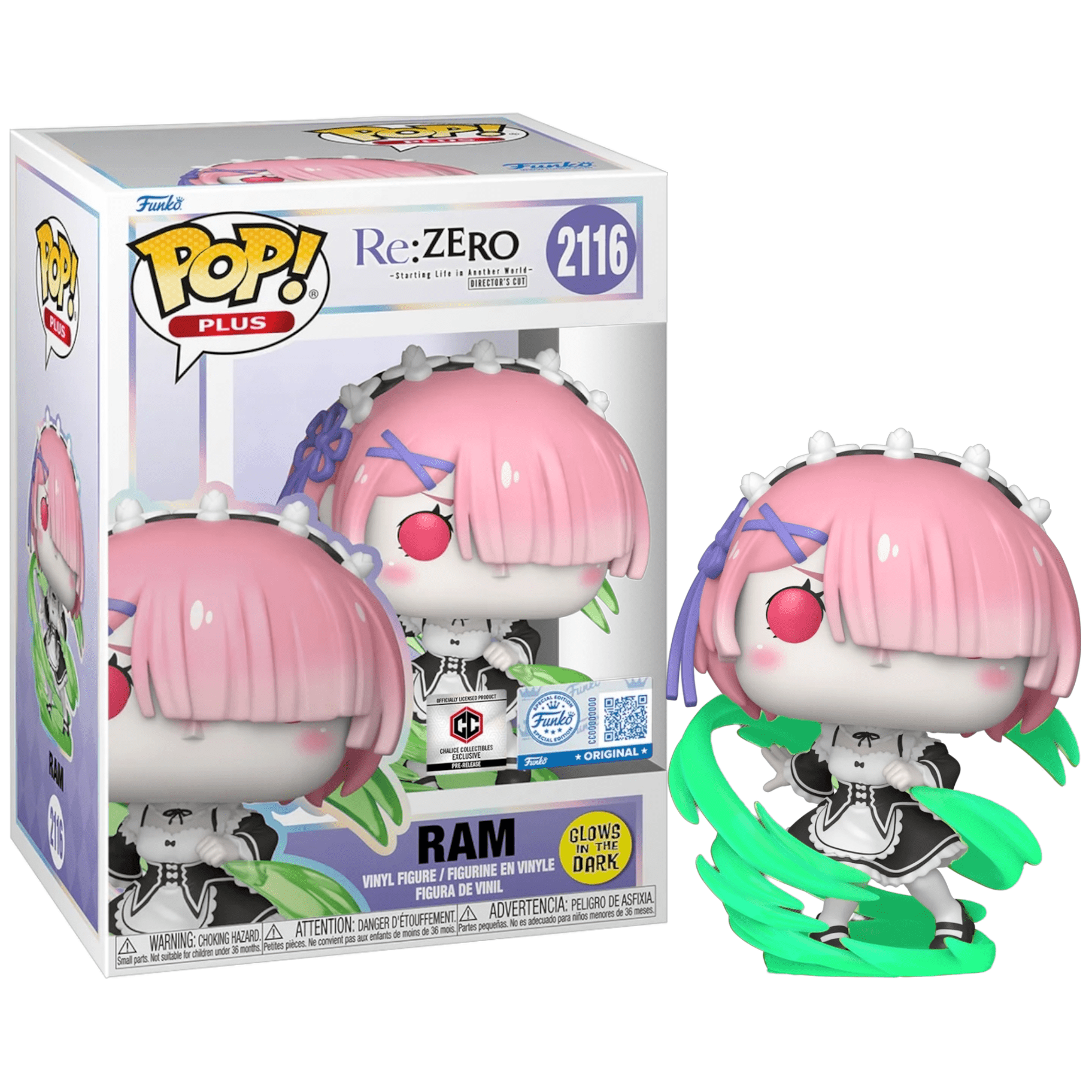 Funko POP! Plus 2116 (Re:ZERO) - Ram (Special Edition) 889698885362 at King Card Canada