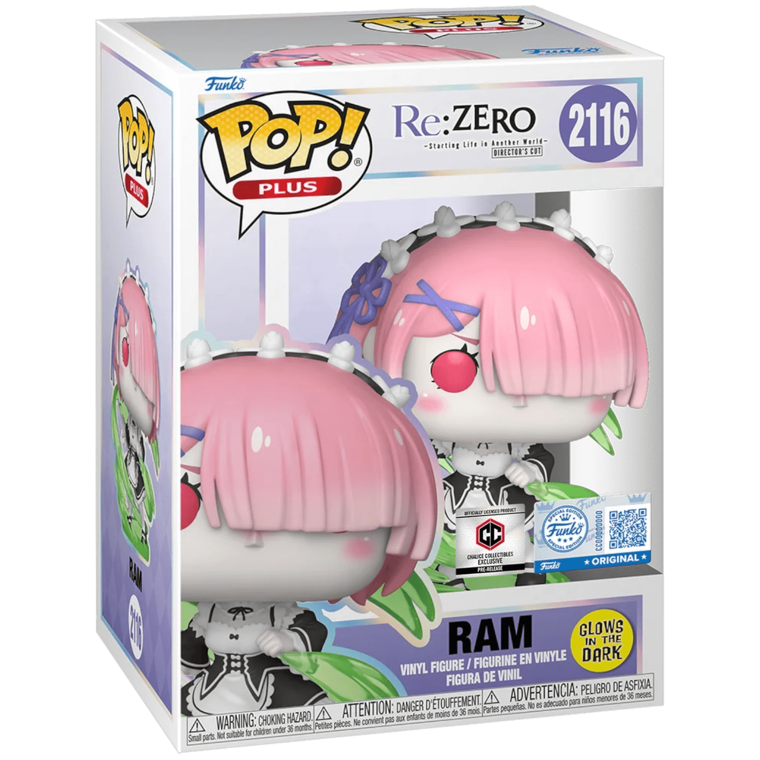 Funko POP! Plus 2116 (Re:ZERO) - Ram (Special Edition) 889698885362 at King Card Canada