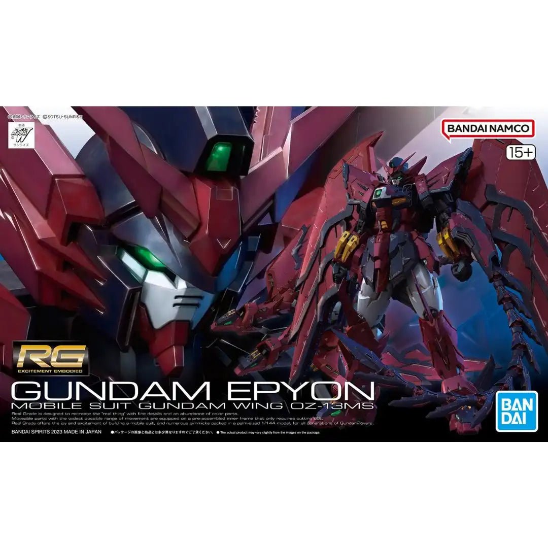 Gundam Epyon - Real Grade Gunpla Model 38 (RG 1/144 Scale) 4573102654427 at King Card Canada