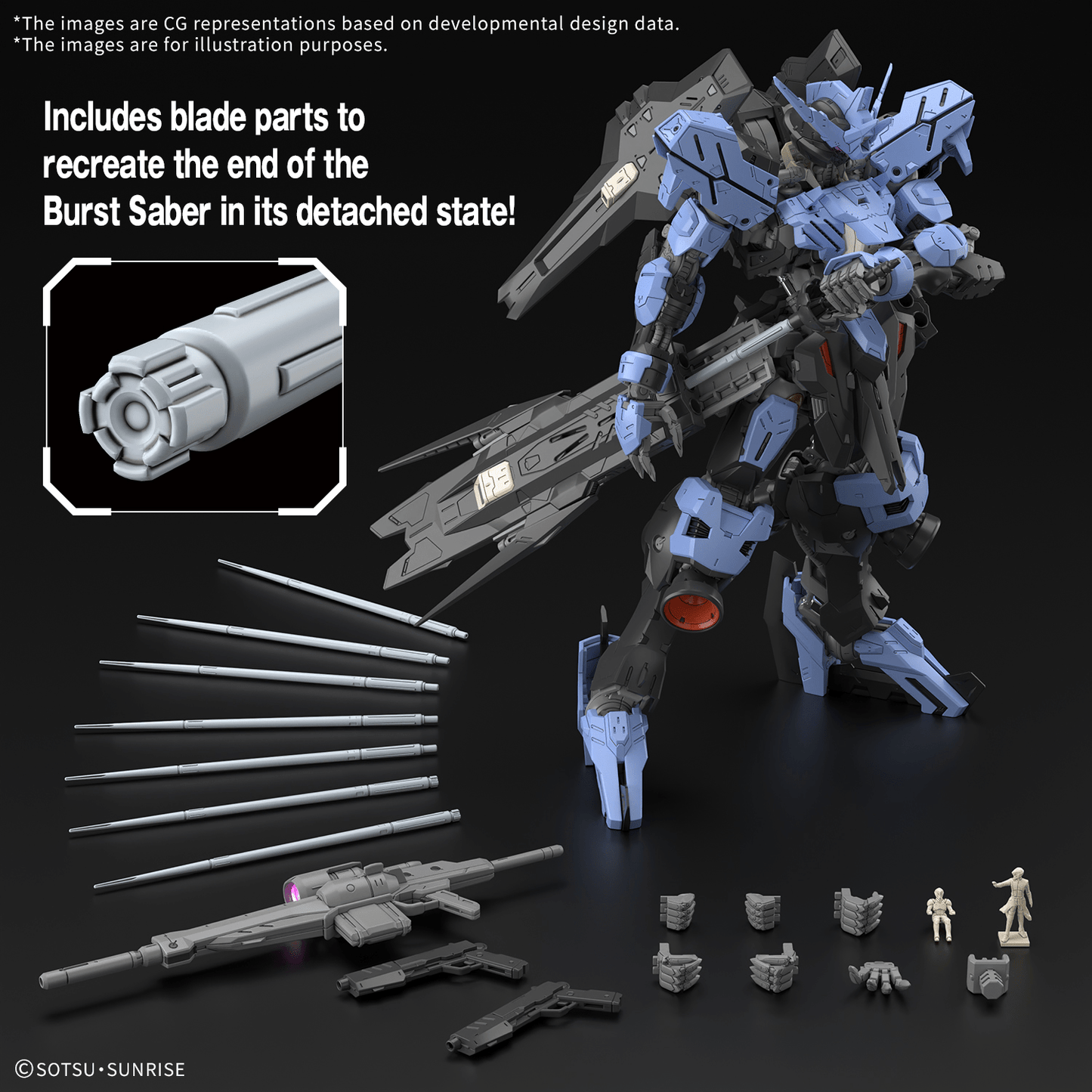 Gundam Vidar - Master Grade Gunpla Model (MG 1/100 Scale) 4573102683533 at King Card Canada