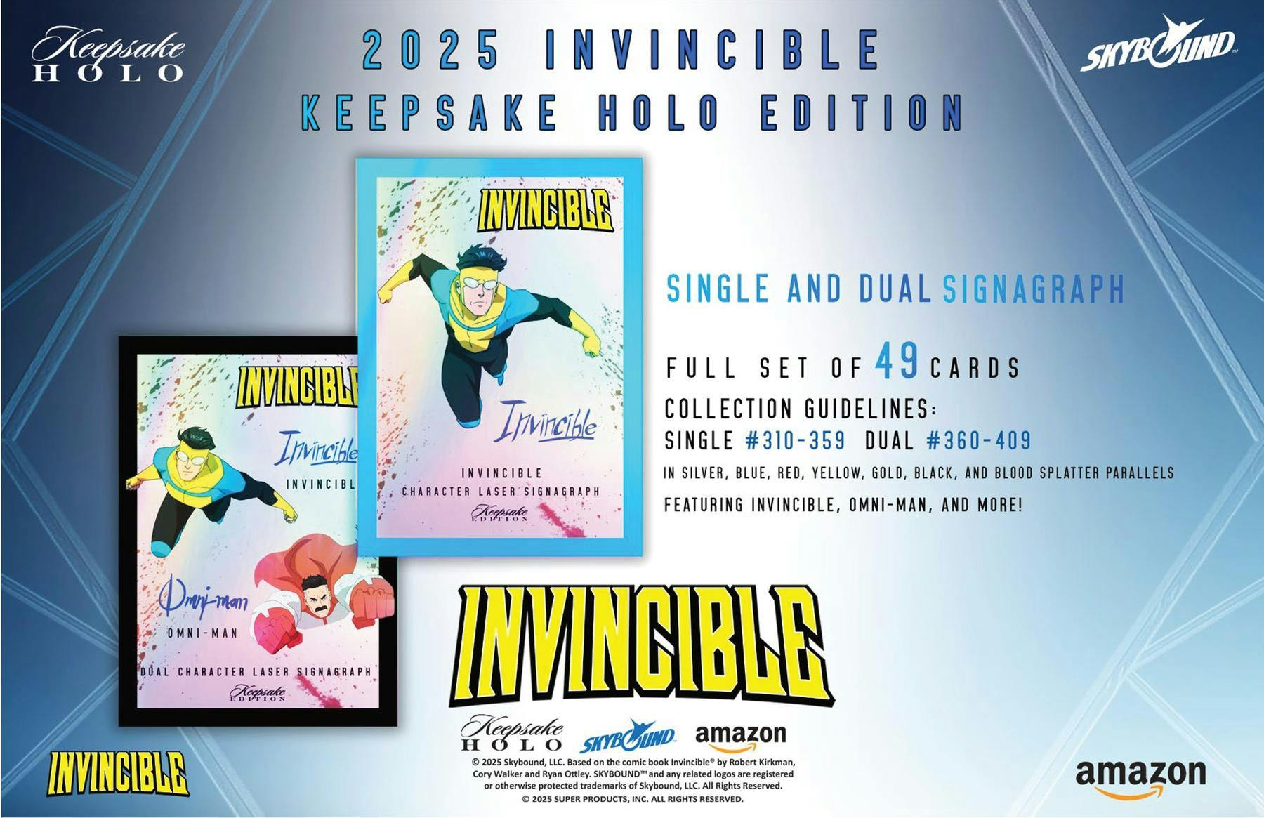 Invincible Season 1 Keepsake Holo Edition Blaster Box 199284806320 at King Card Canada
