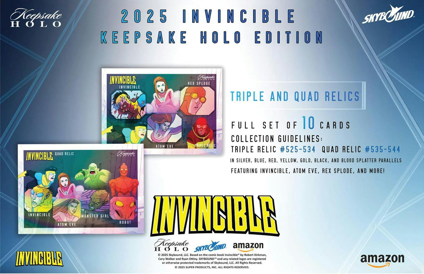 Invincible Season 1 Keepsake Holo Edition Blaster Box 199284806320 at King Card Canada