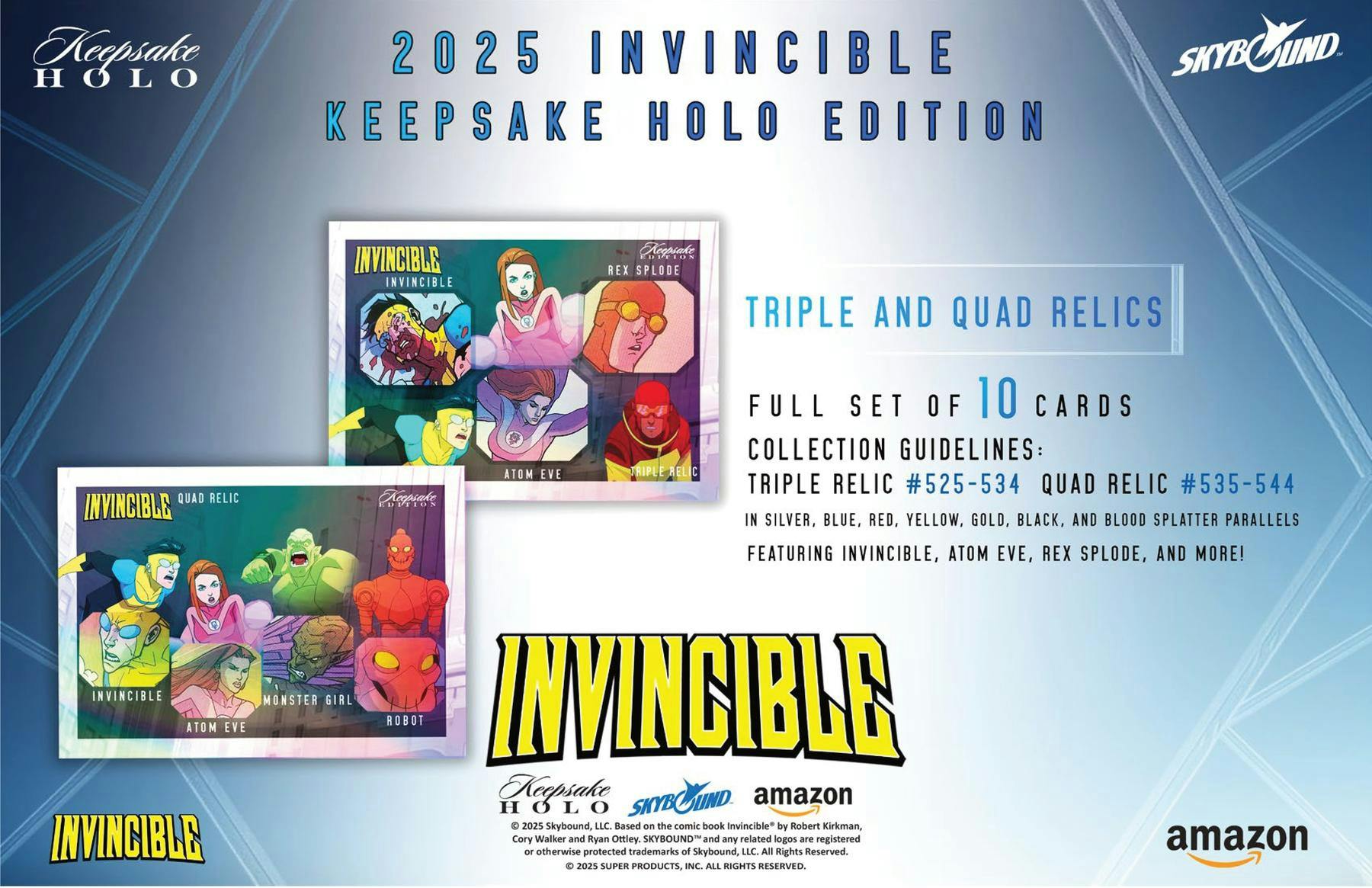 Invincible Season 1 Keepsake Holo Edition Blaster Box 199284806320 at King Card Canada