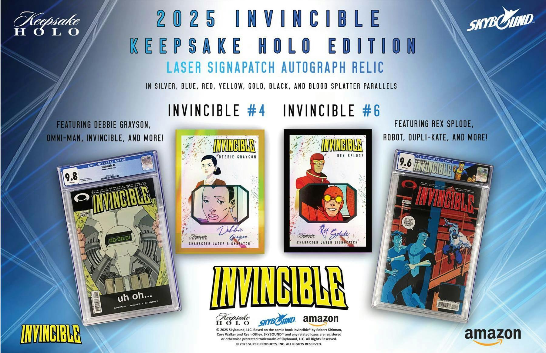 Invincible Season 1 Keepsake Holo Edition Blaster Box 199284806320 at King Card Canada