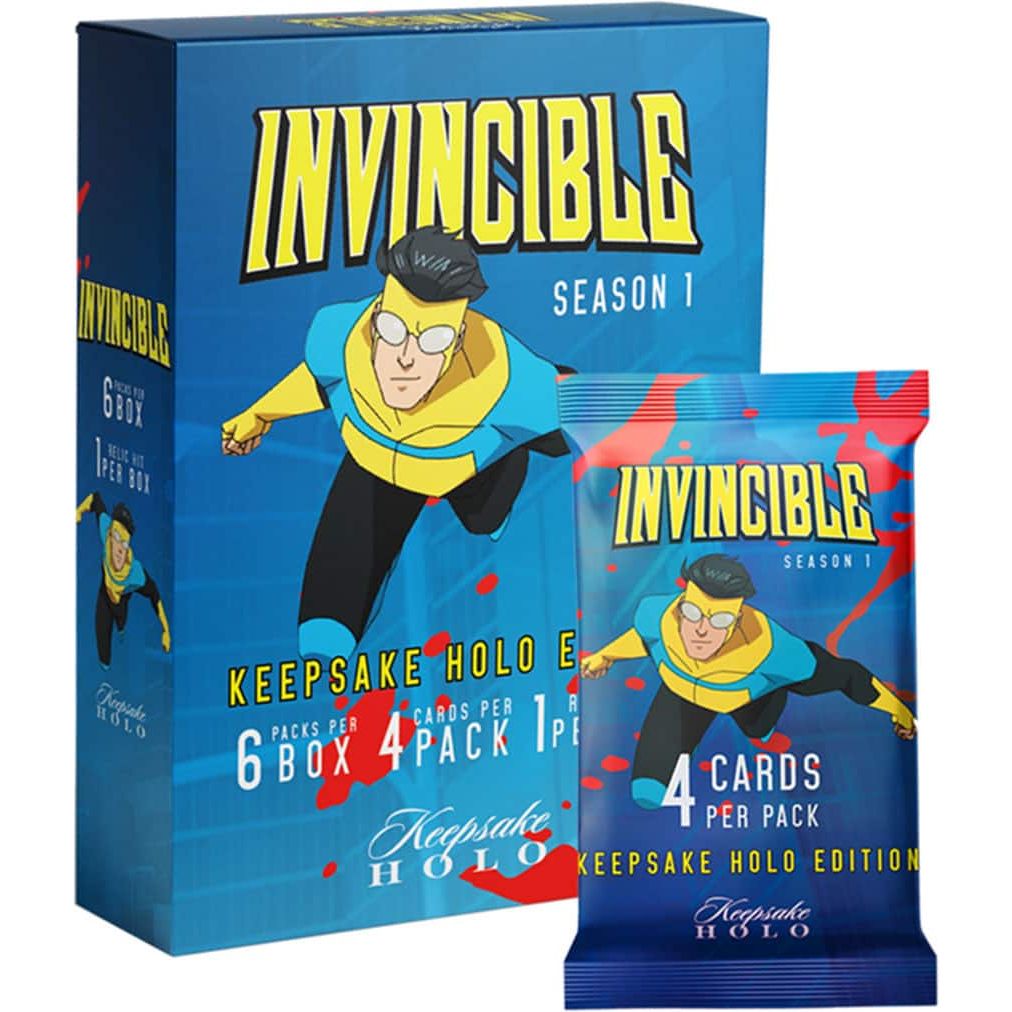 Invincible Season 1 Keepsake Holo Edition Blaster Box 199284806320 at King Card Canada