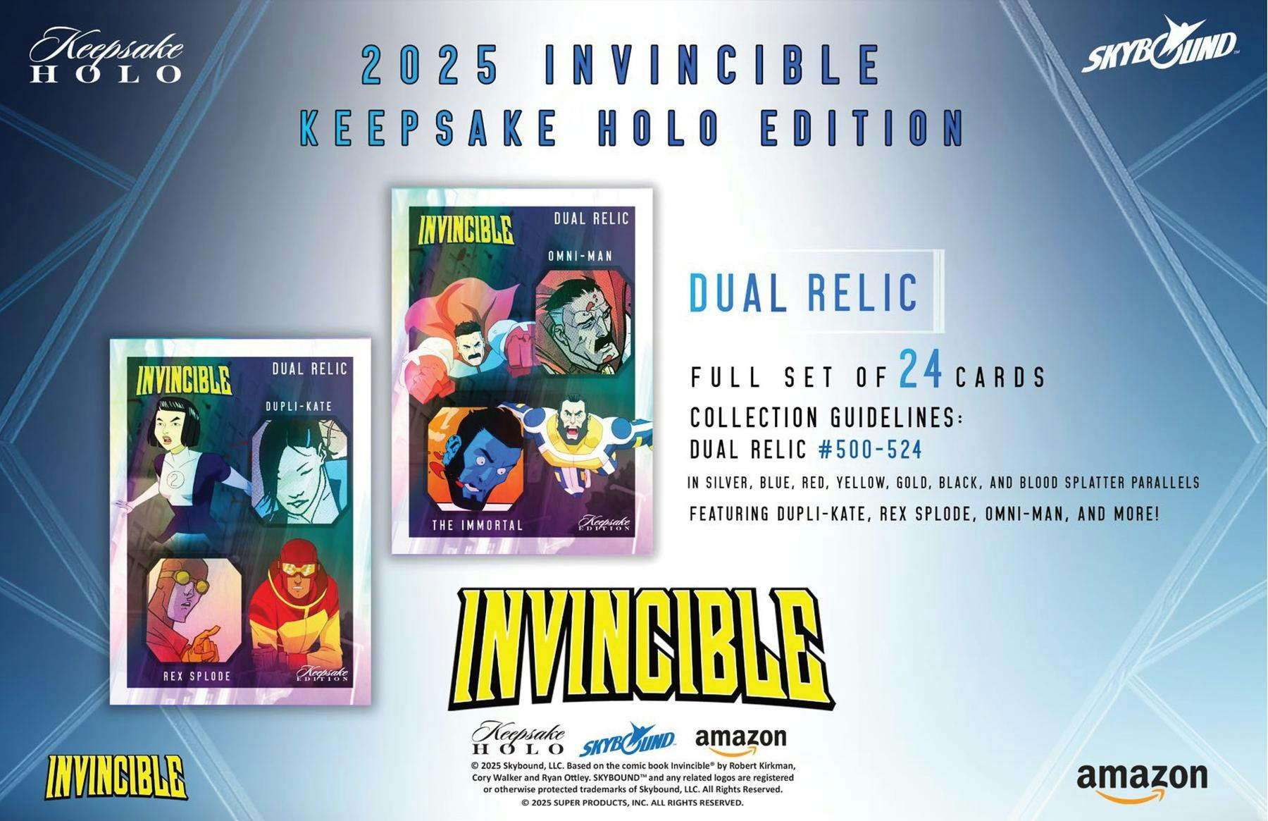 Invincible Season 1 Keepsake Holo Edition Blaster Box 199284806320 at King Card Canada