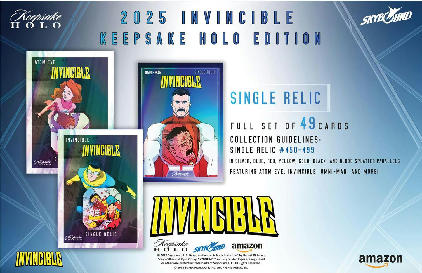 Invincible Season 1 Keepsake Holo Edition Blaster Box 199284806320 at King Card Canada