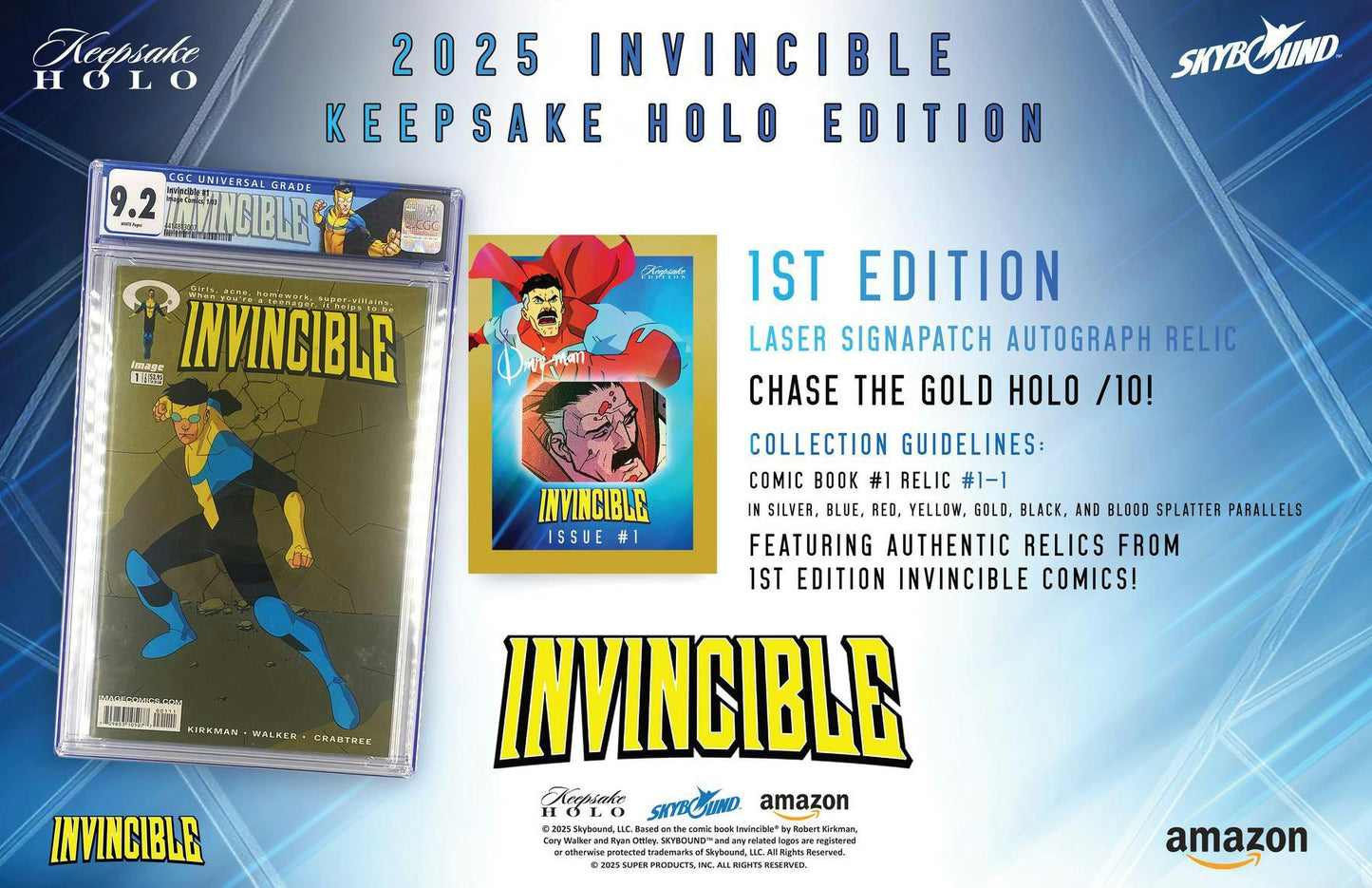 Invincible Season 1 Keepsake Holo Edition Blaster Box 199284806320 at King Card Canada