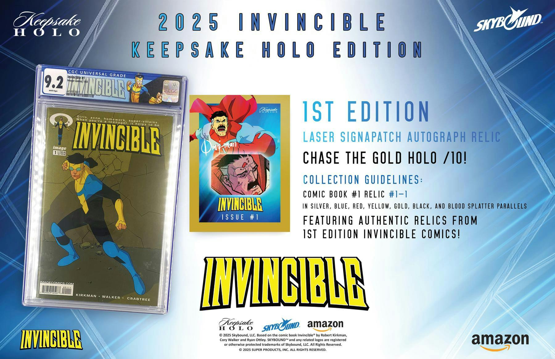 Invincible Season 1 Keepsake Holo Edition Blaster Box 199284806320 at King Card Canada