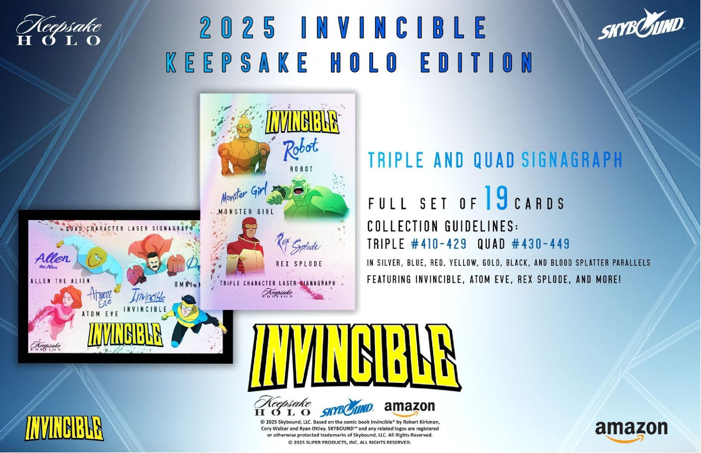 Invincible Season 1 Keepsake Holo Edition Breaker Box 199284685123 at King Card Canada