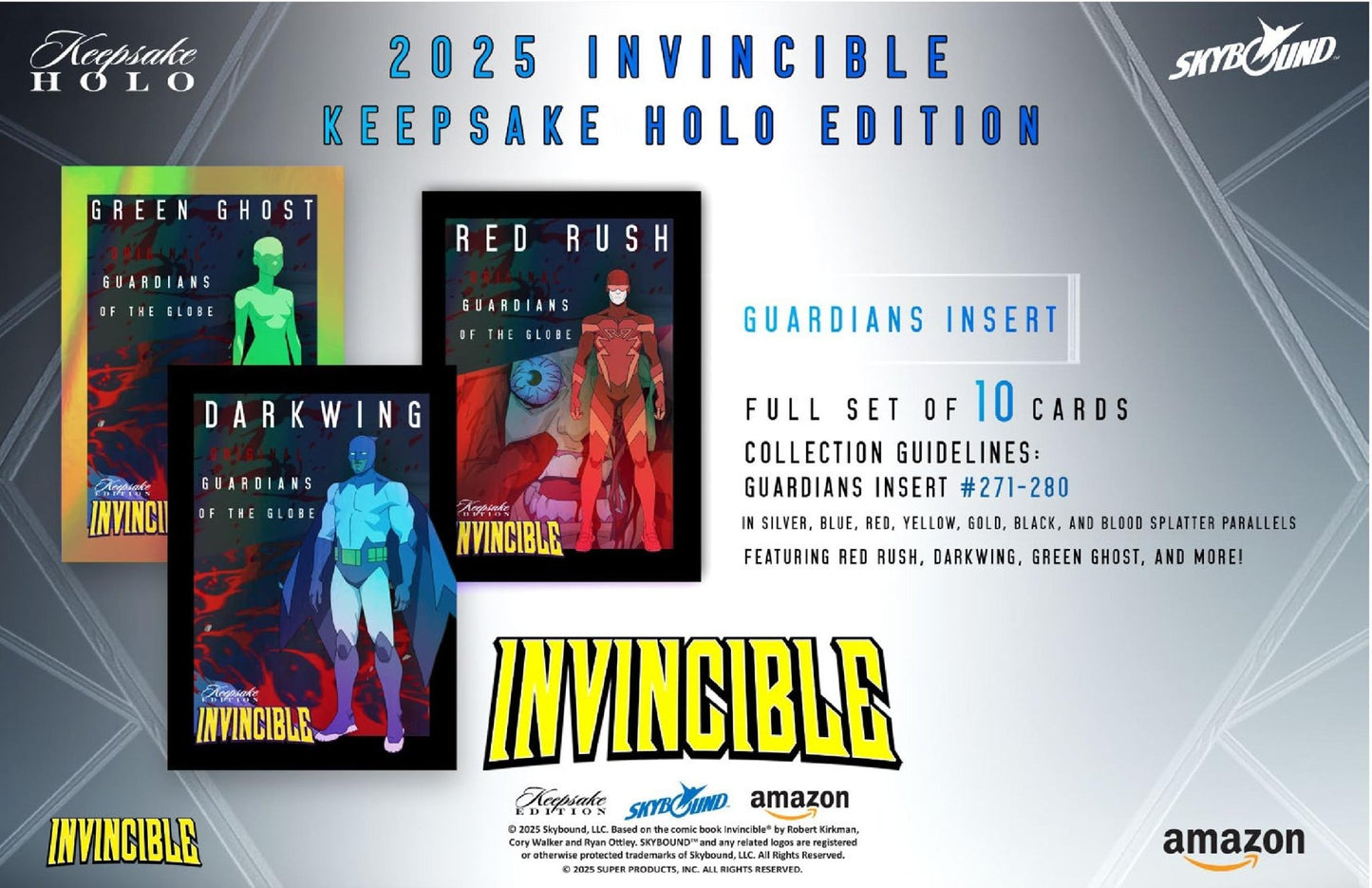 Invincible Season 1 Keepsake Holo Edition Breaker Box 199284685123 at King Card Canada