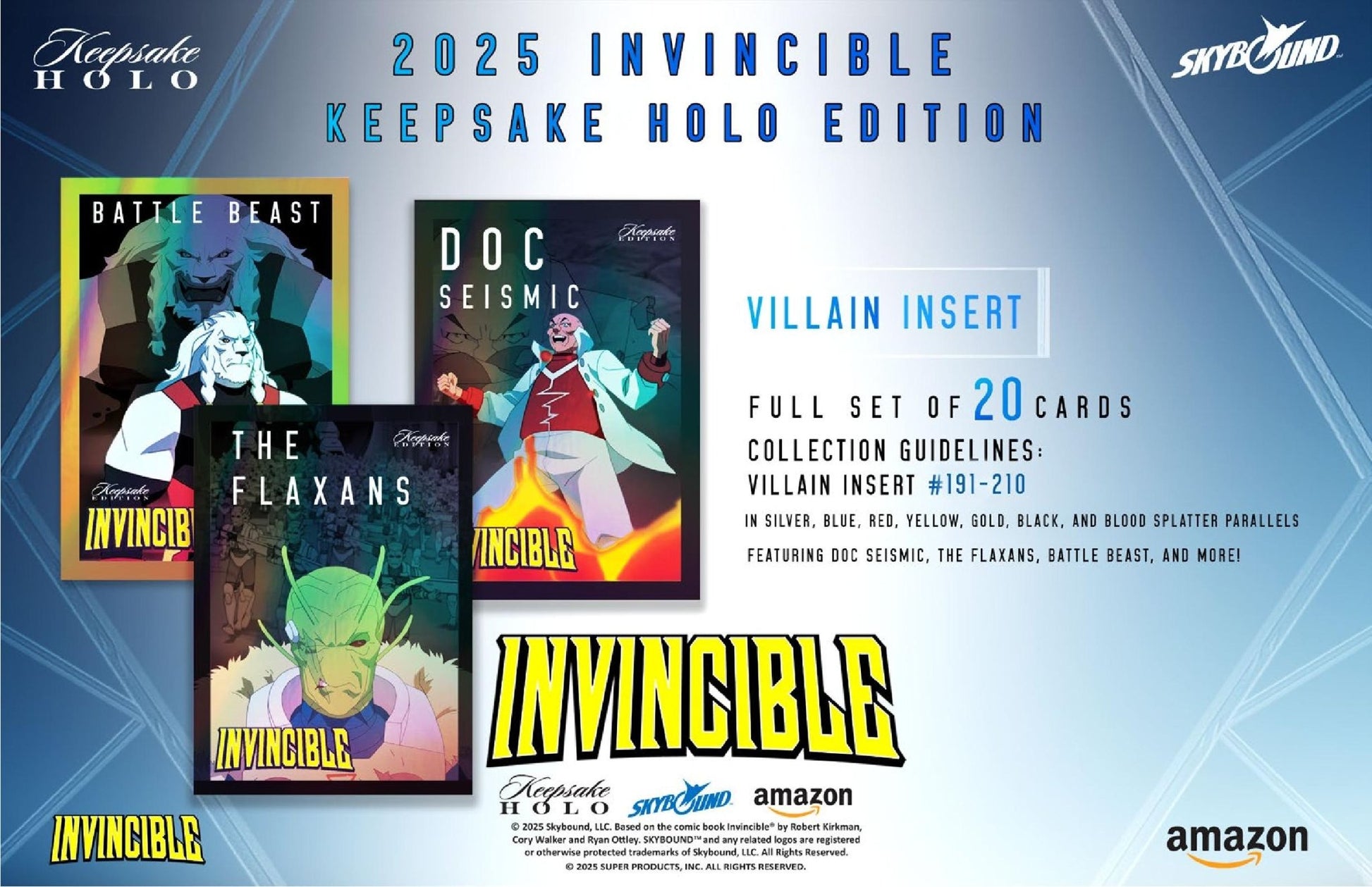 Invincible Season 1 Keepsake Holo Edition Breaker Box 199284685123 at King Card Canada