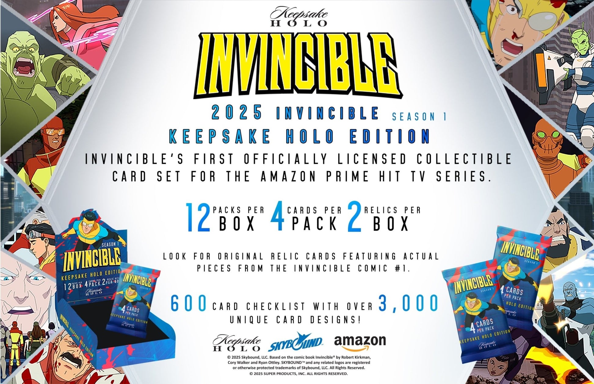Invincible Season 1 Keepsake Holo Edition Hobby Box 199284863811 at King Card Canada