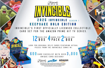 Invincible Season 1 Keepsake Holo Edition Hobby Box 199284863811 at King Card Canada