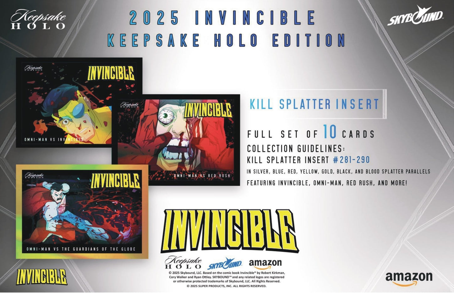 Invincible Season 1 Keepsake Holo Edition Hobby Box 199284863811 at King Card Canada