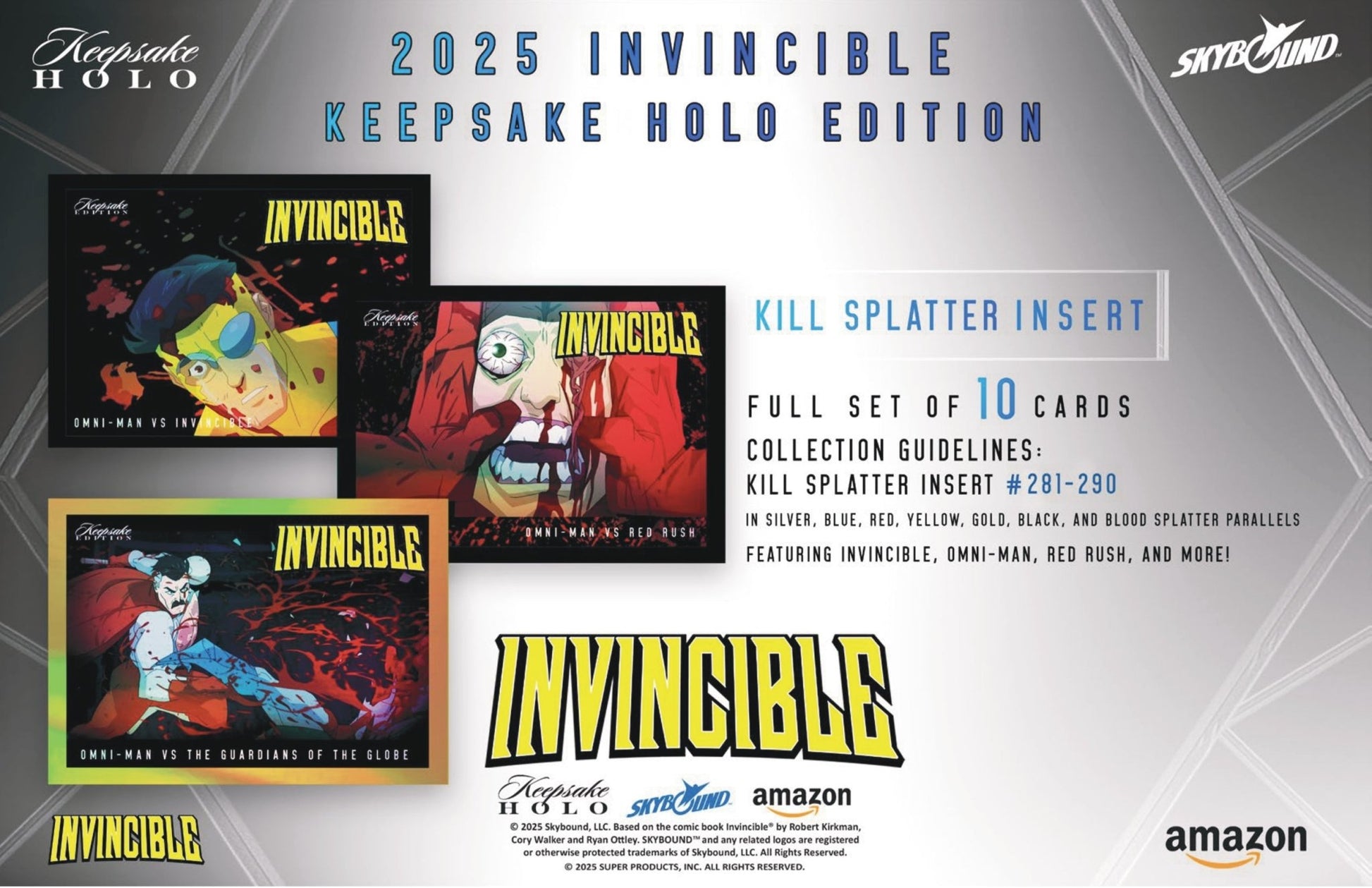 Invincible Season 1 Keepsake Holo Edition Hobby Box 199284863811 at King Card Canada