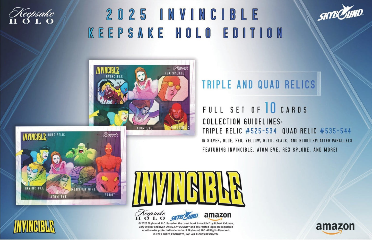 Invincible Season 1 Keepsake Holo Edition Hobby Box 199284863811 at King Card Canada