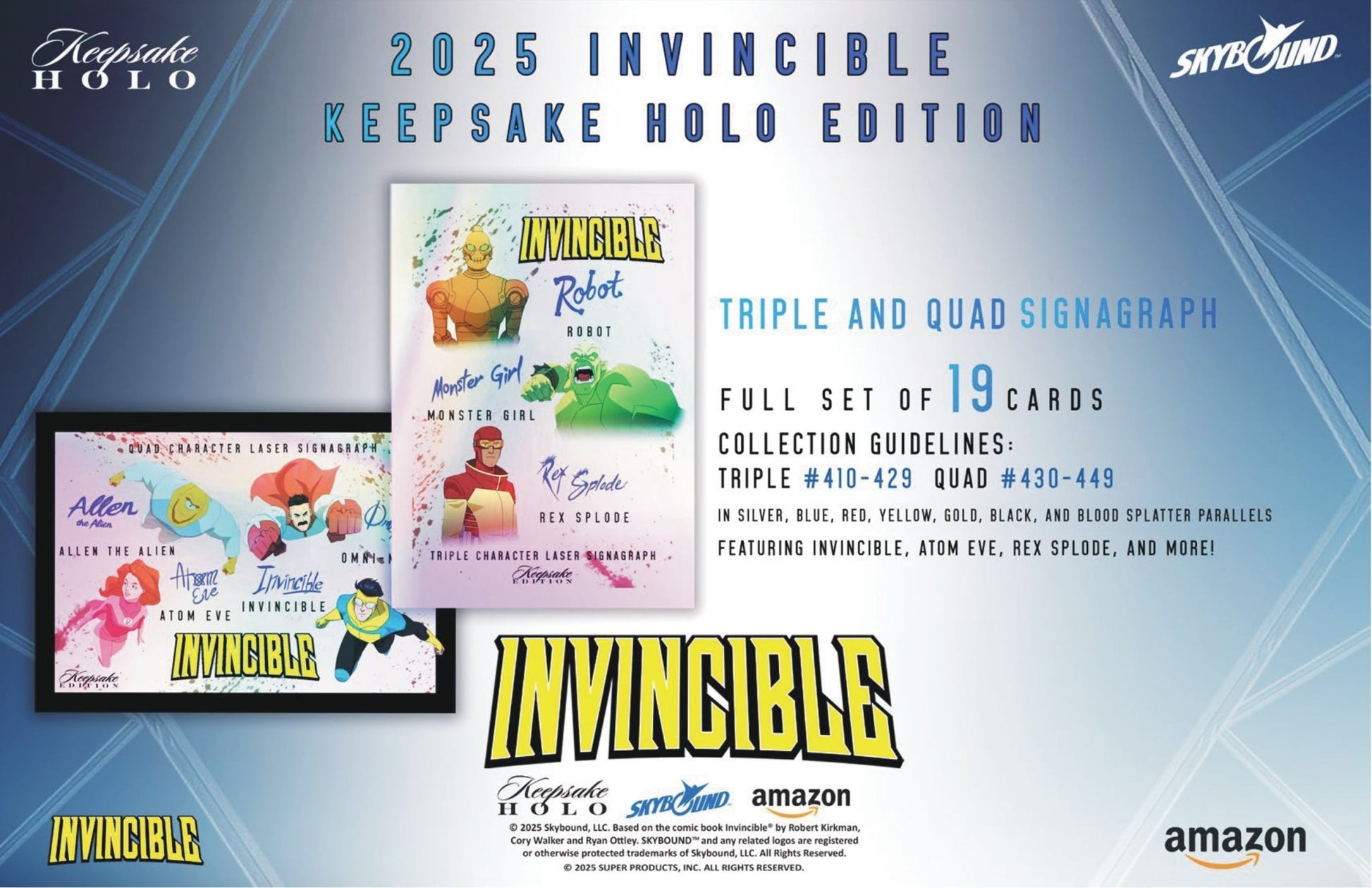 Invincible Season 1 Keepsake Holo Edition Hobby Box 199284863811 at King Card Canada