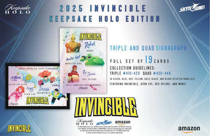 Invincible Season 1 Keepsake Holo Edition Hobby Box 199284863811 at King Card Canada