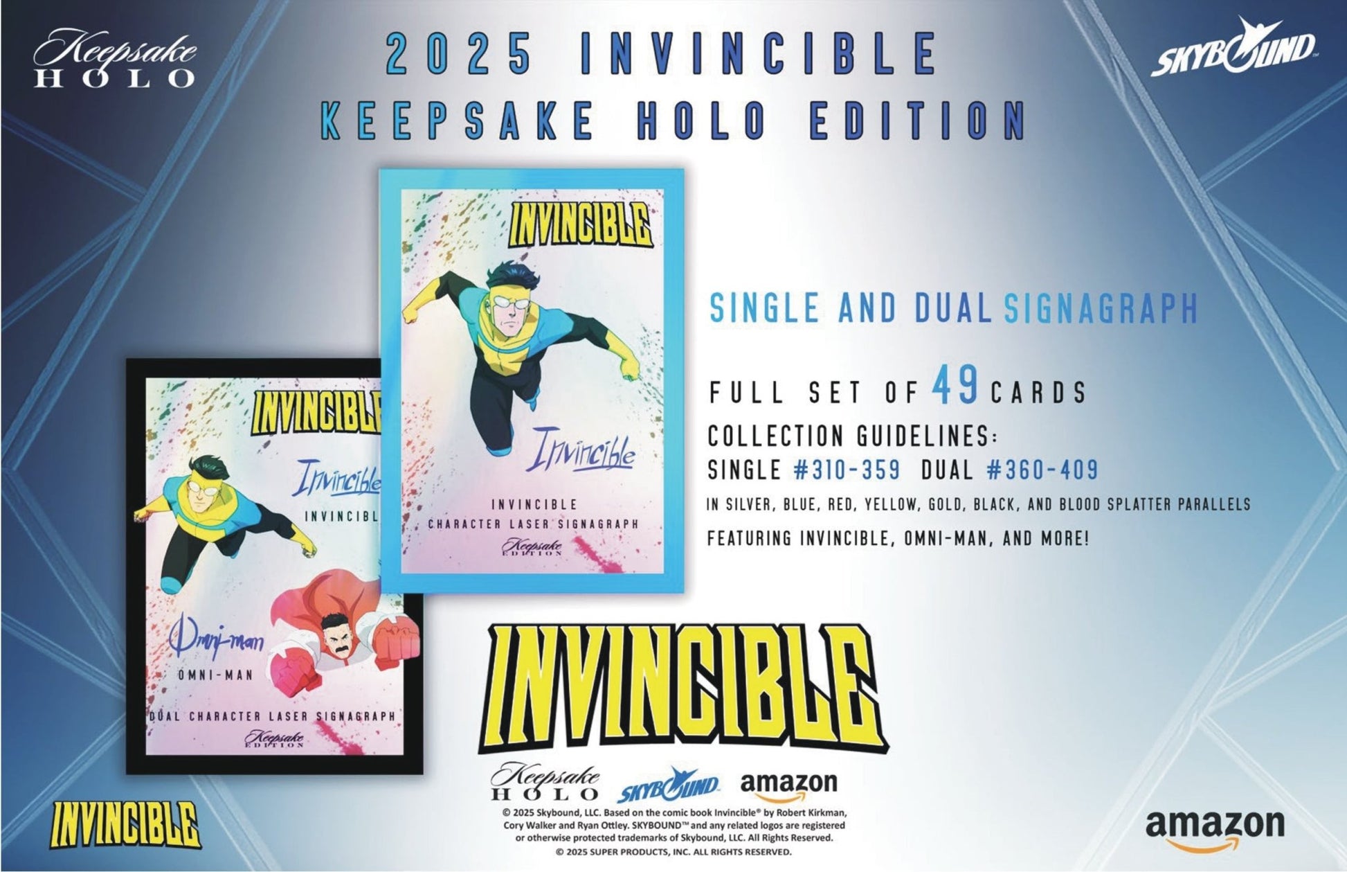 Invincible Season 1 Keepsake Holo Edition Hobby Box 199284863811 at King Card Canada
