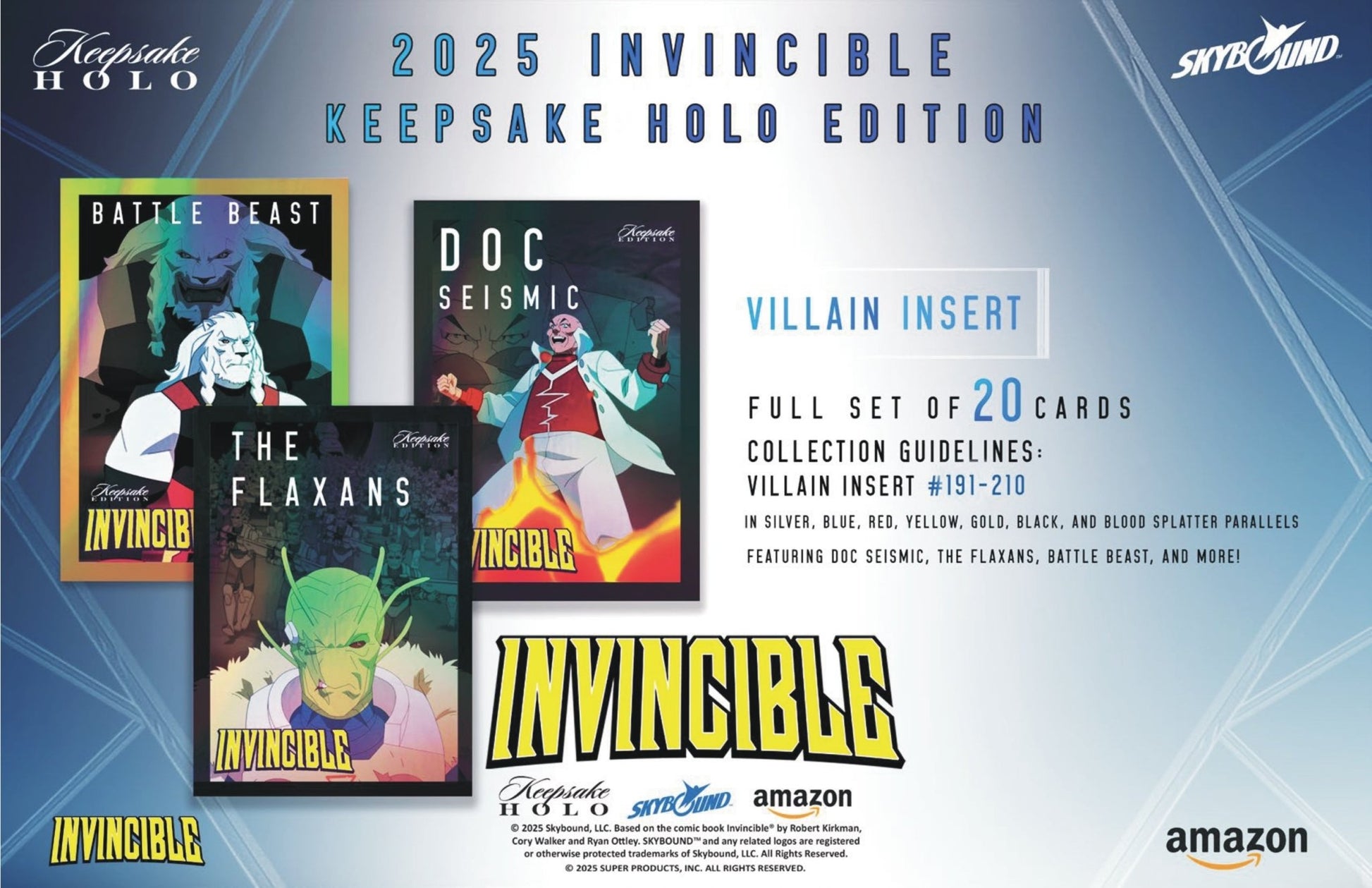 Invincible Season 1 Keepsake Holo Edition Hobby Box 199284863811 at King Card Canada