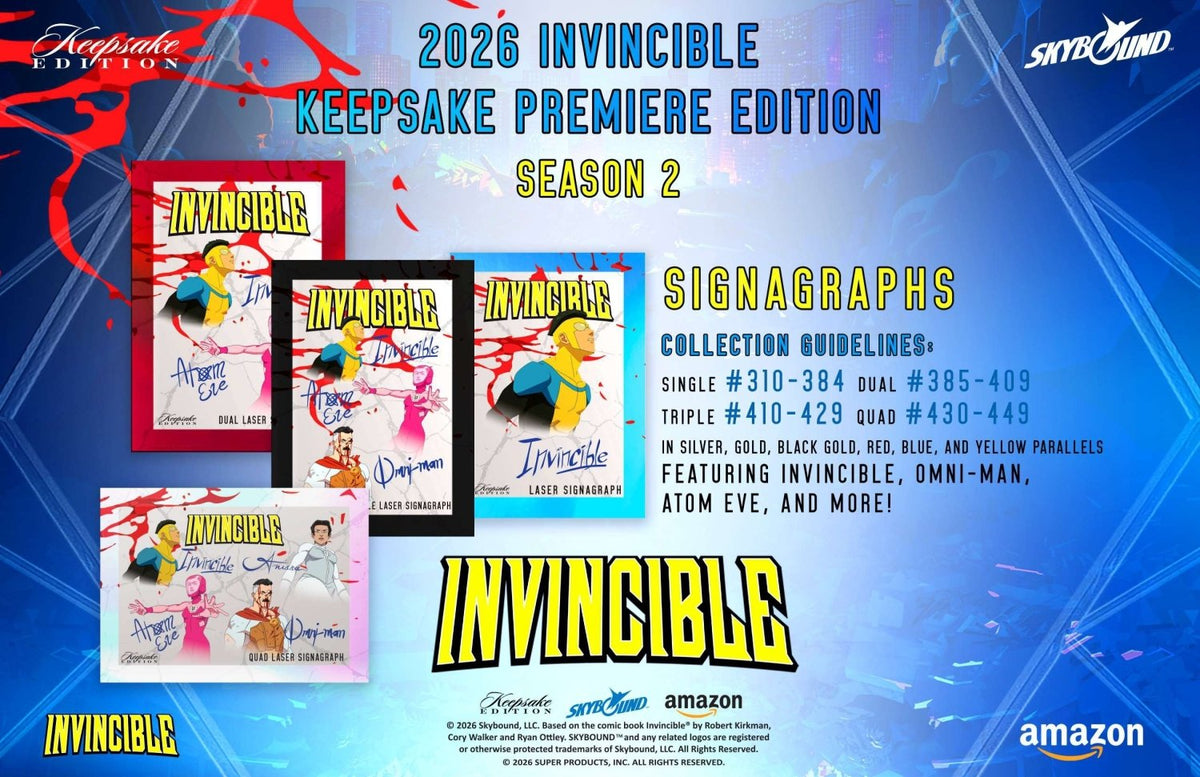 Invincible Season 2 Keepsake Premiere Edition Breaker Box 810216482732 at King Card Canada