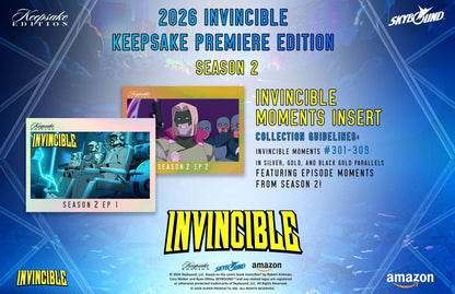 Invincible Season 2 Keepsake Premiere Edition Breaker Box 810216482732 at King Card Canada