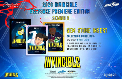 Invincible Season 2 Keepsake Premiere Edition Breaker Box 810216482732 at King Card Canada
